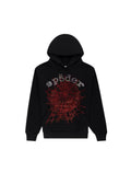 Hoodie sp5der with diamonds