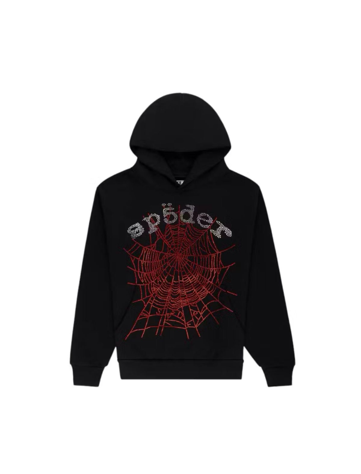 Hoodie sp5der with diamonds